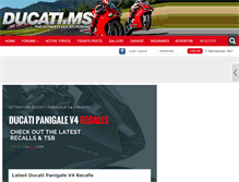 Tablet Screenshot of ducati.ms