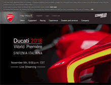 Tablet Screenshot of admin.ducati.com