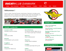 Tablet Screenshot of ducati.dk