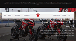 Desktop Screenshot of ducati.com